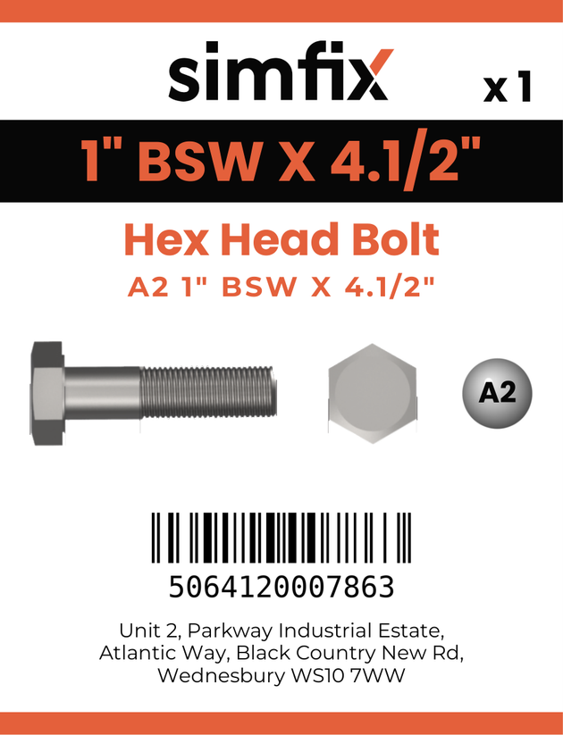 Simfix product label - 931WA21114-D