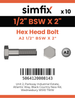 Simfix product label - 931WA212051-D