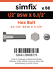 Simfix product label - 931WA212140-T