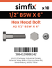 Simfix product label - 931WA212152-D