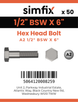 Simfix product label - 931WA212152-T