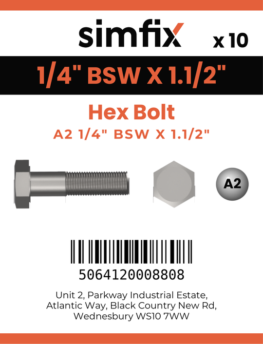 Simfix product label - 931WA214038-D