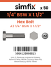 Simfix product label - 931WA214038-T