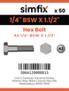 Simfix product label - 931WA214038-T
