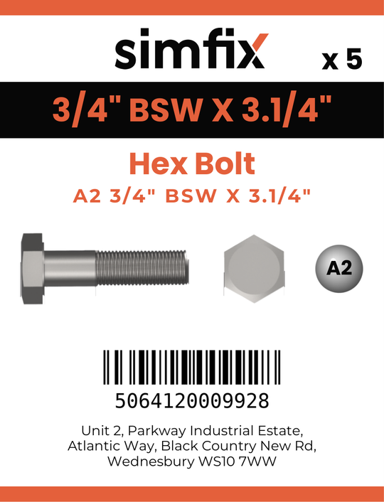 Simfix product label - 931WA234083-D