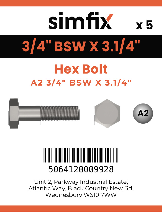 Simfix product label - 931WA234083-D