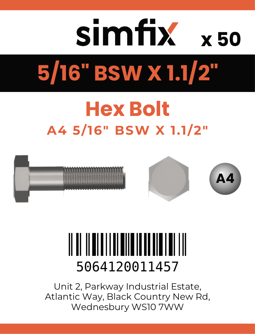 Simfix product label - 931WA4516038-T
