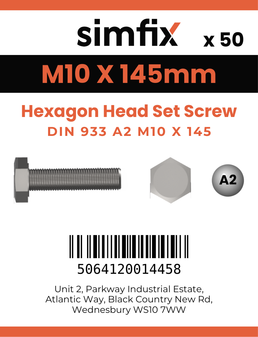 Simfix product label - 933A21014570-T