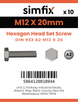 Simfix product label - 933A21202070-D