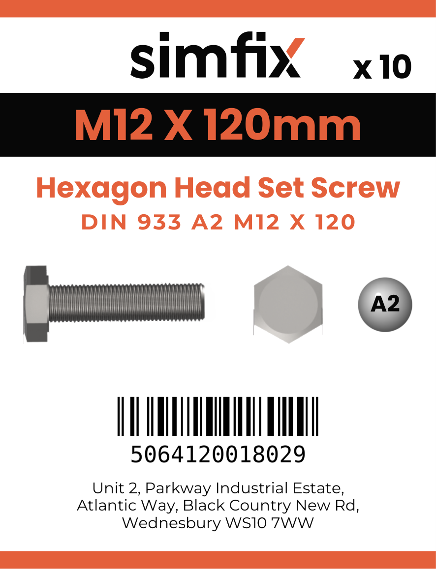 Simfix product label - 933A21212070-D