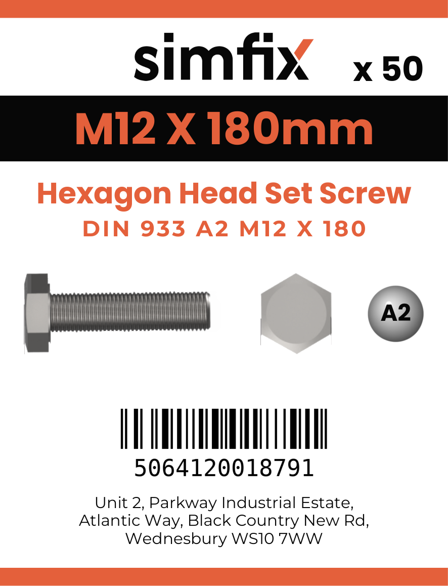 Simfix product label - 933A21218070-T