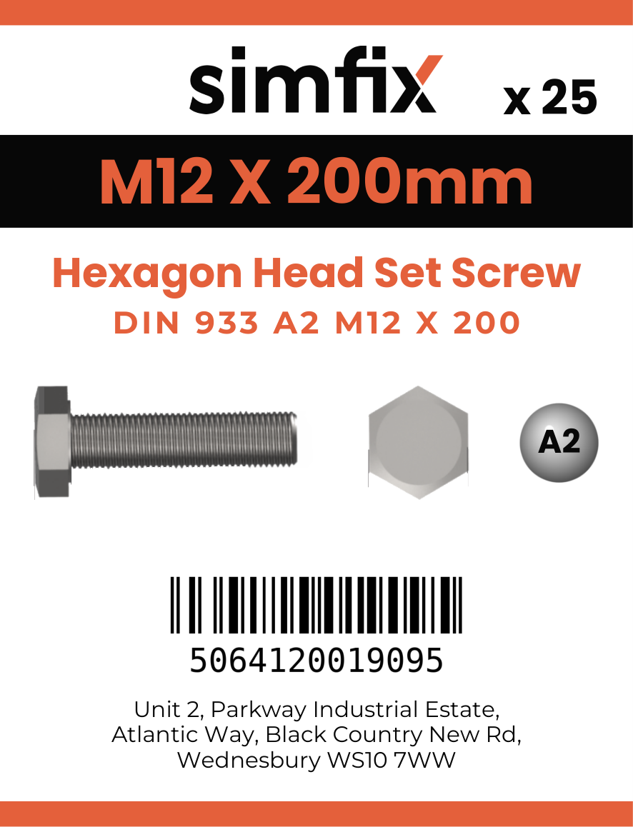 Simfix product label - 933A21220070-T