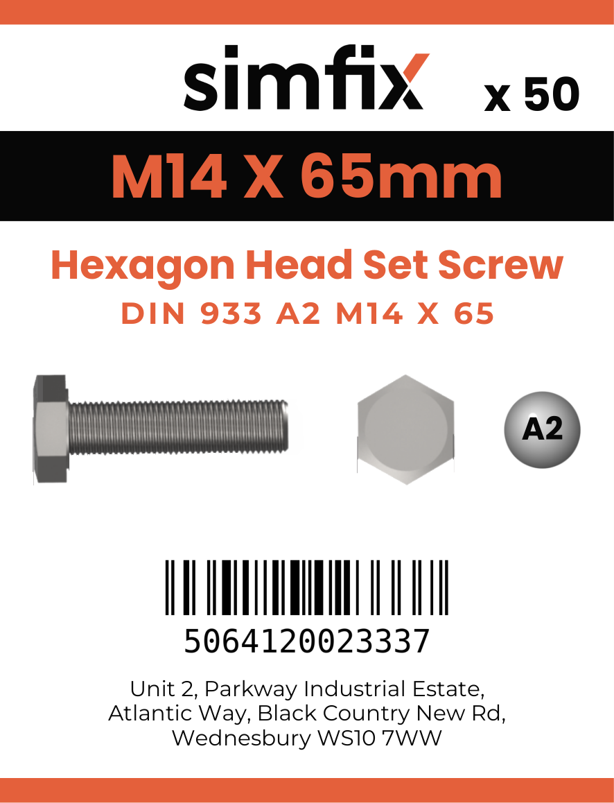 Simfix product label - 933A21406570-T