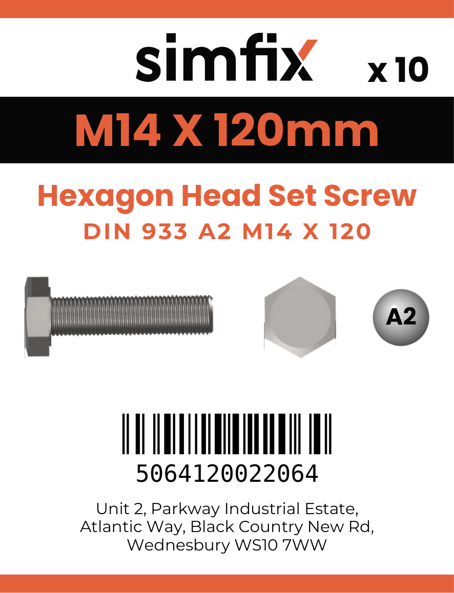 Simfix product label - 933A21412070-D