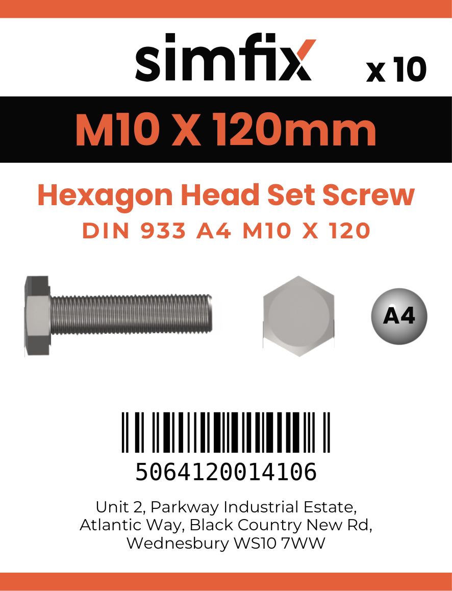 Simfix product label - 933A41012080-D