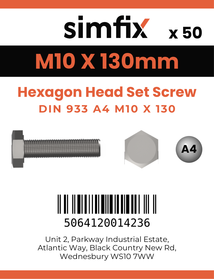 Simfix product label - 933A41013070-T