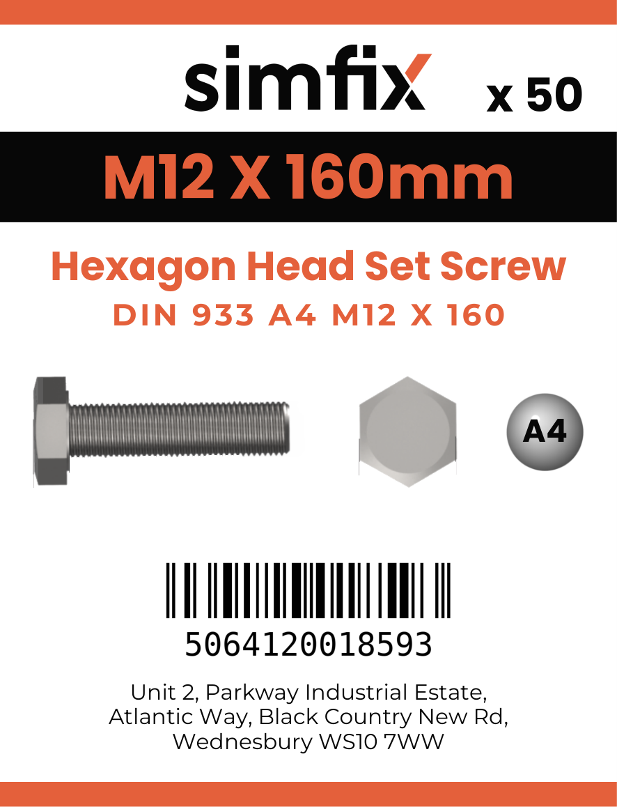 Simfix product label - 933A41216070-T