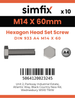 Simfix product label - 933A41406080-D