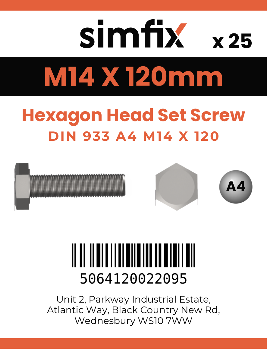 Simfix product label - 933A41412070-T