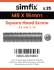 Simfix product label - 933SQA208016-D