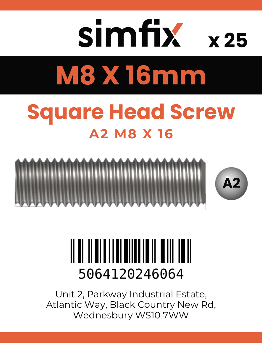 Simfix product label - 933SQA208016-D
