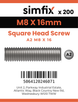 Simfix product label - 933SQA208016-T