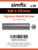 Simfix product label - 933SQA208025-D