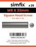 Simfix product label - 933SQA208032-D