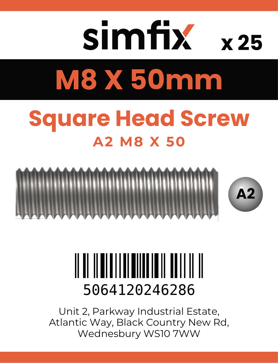 Simfix product label - 933SQA208050-D