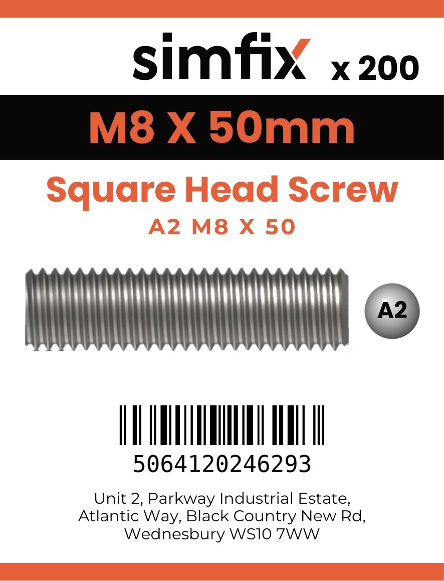 Simfix product label - 933SQA208050-T