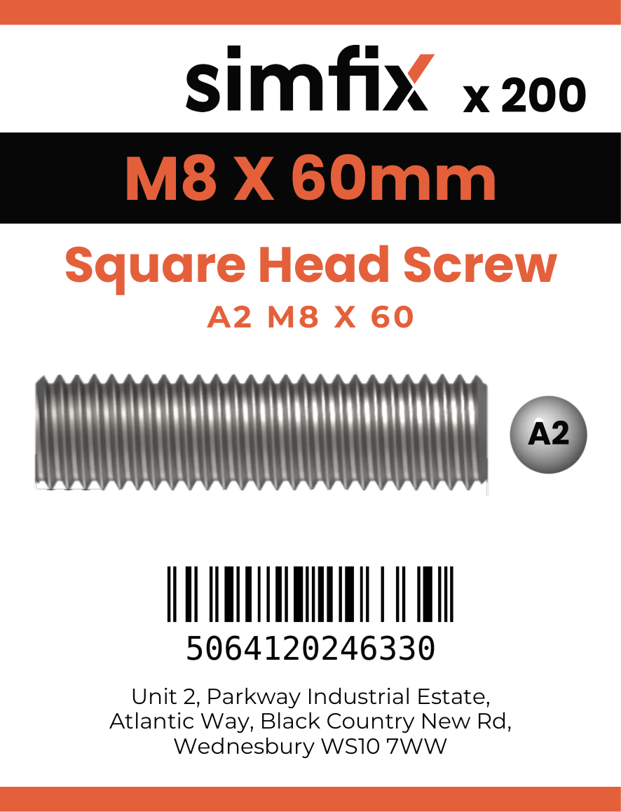 Simfix product label - 933SQA208060-T