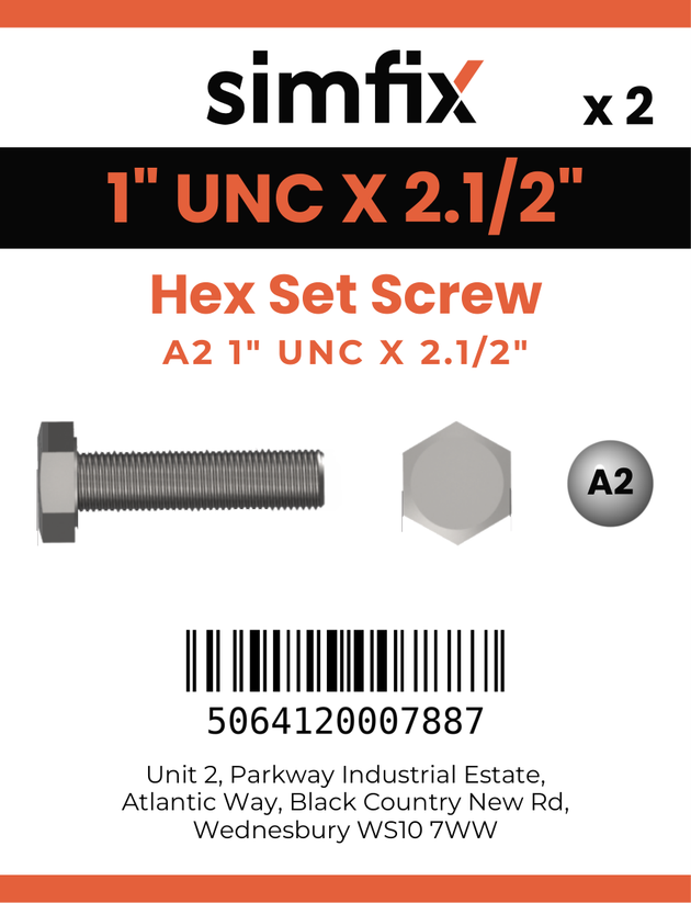 Simfix product label - 933UA2100064-D
