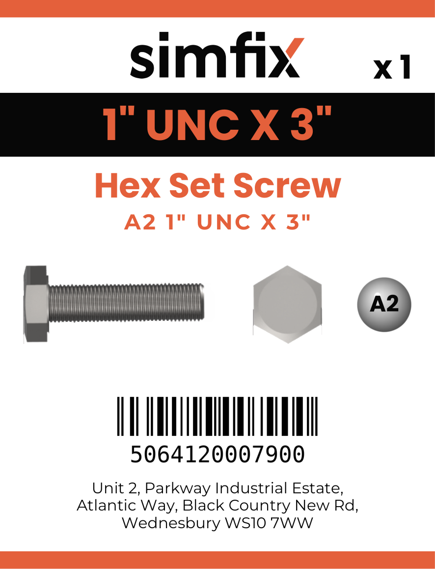 Simfix product label - 933UA2100076-D