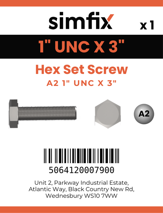 Simfix product label - 933UA2100076-D