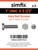 Simfix product label - 933UA2100089-D