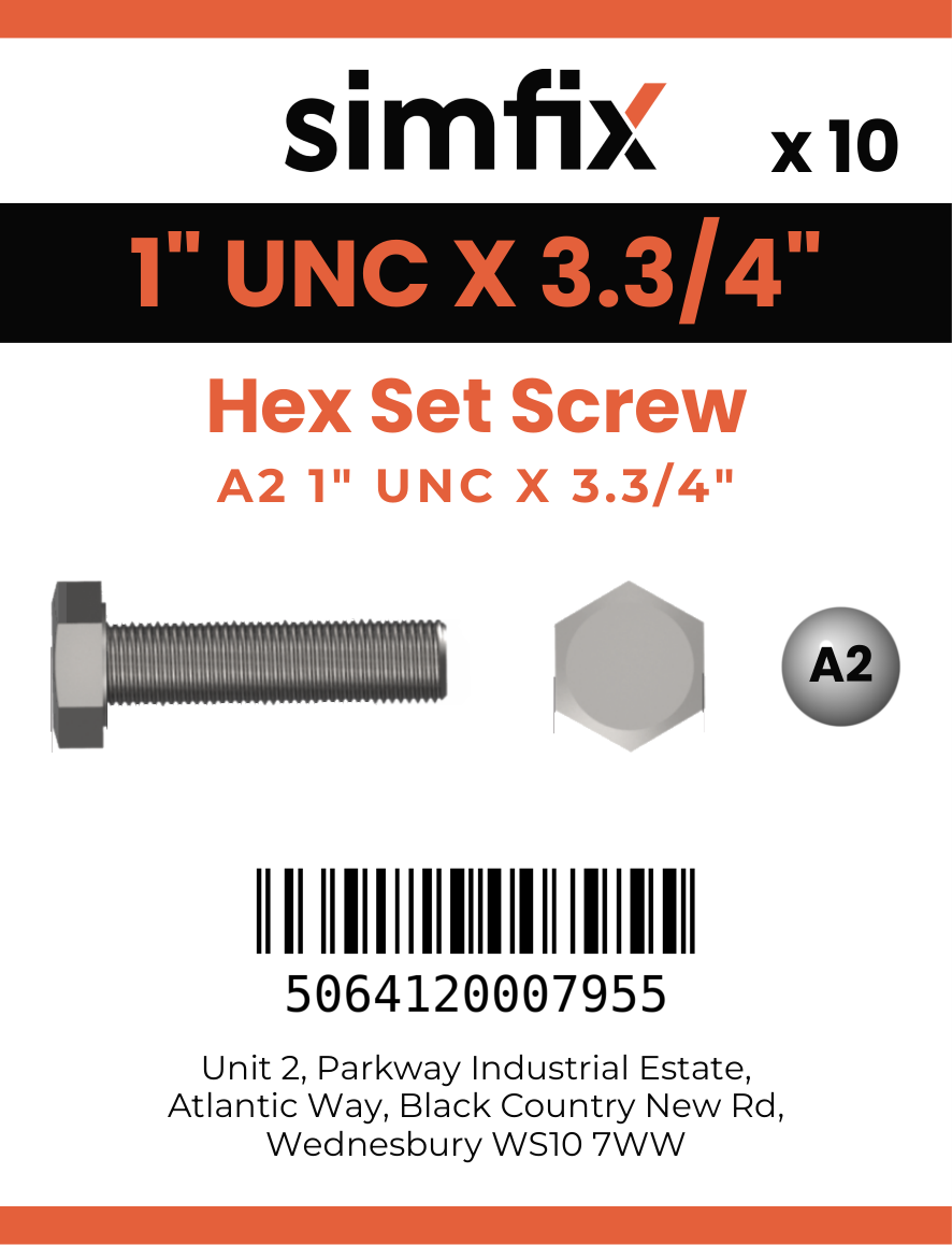 Simfix product label - 933UA2100095-T