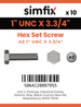 Simfix product label - 933UA2100095-T