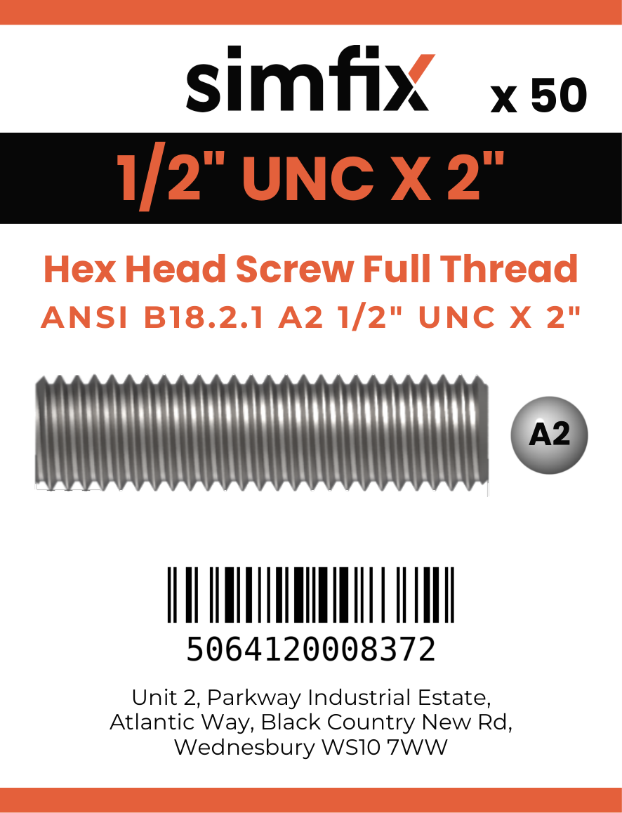 Simfix product label - 933UA212051-T