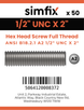 Simfix product label - 933UA212051-T