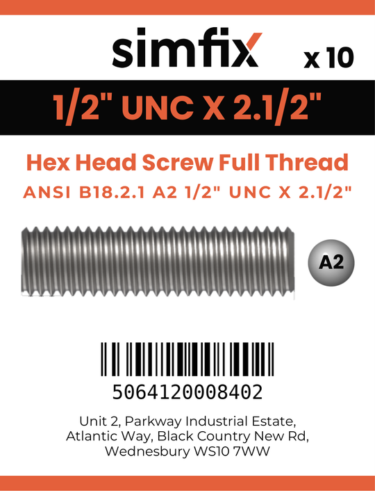 Simfix product label - 933UA212064-D