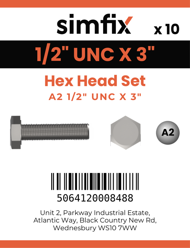 Simfix product label - 933UA212076-D
