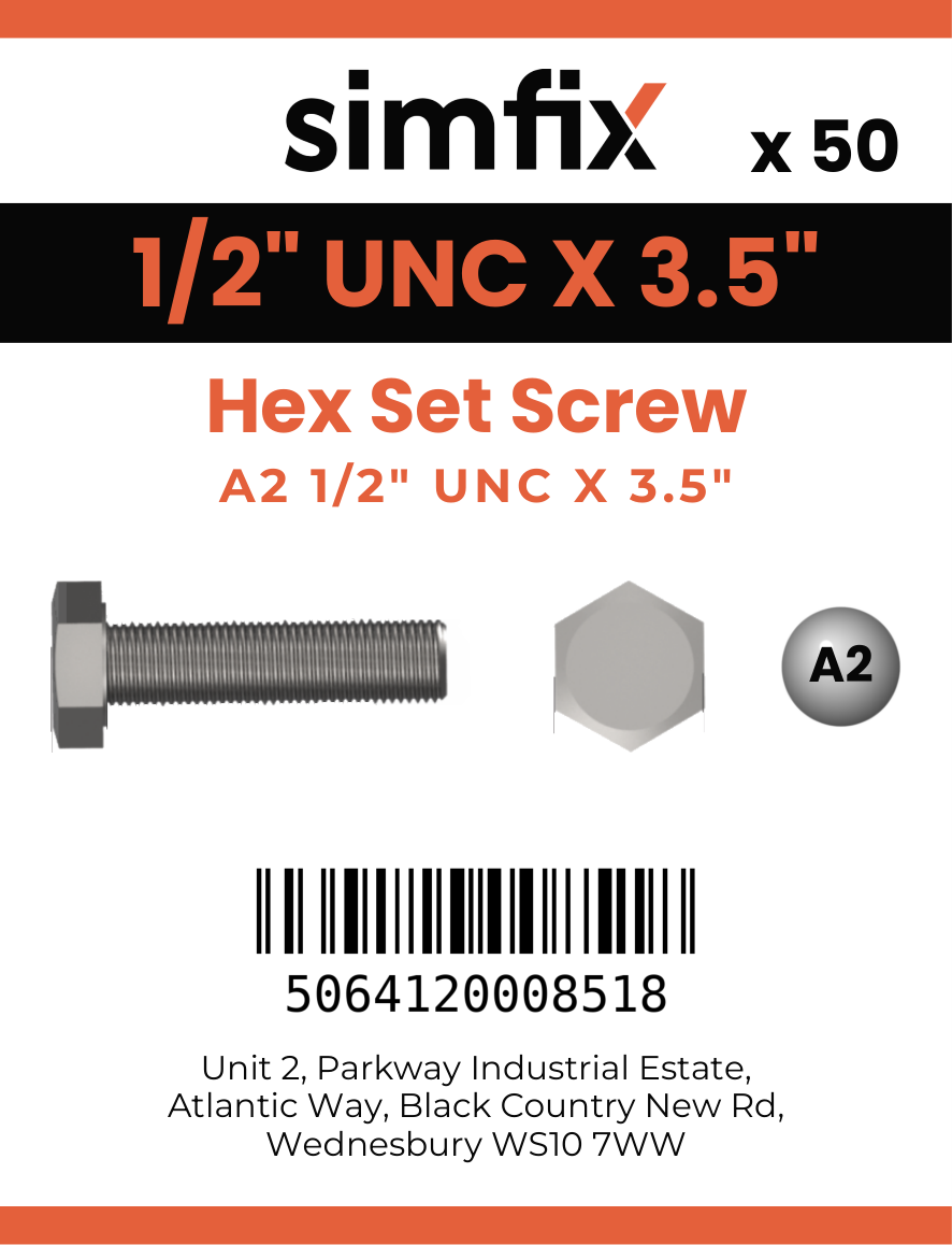 Simfix product label - 933UA212089-T