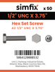 Simfix product label - 933UA212095-T