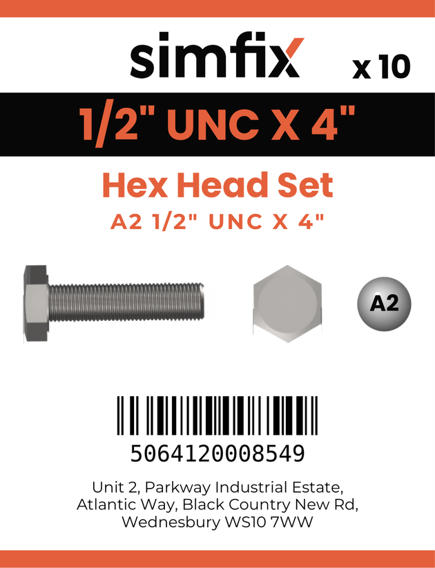 Simfix product label - 933UA212102-D