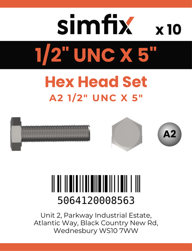 Simfix product label - 933UA212127-D