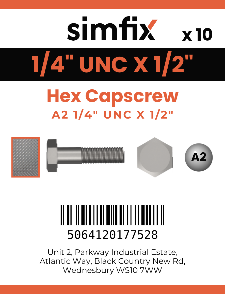 Simfix product label - 933UA214013-D