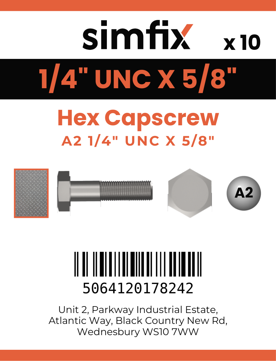 Simfix product label - 933UA214016-D