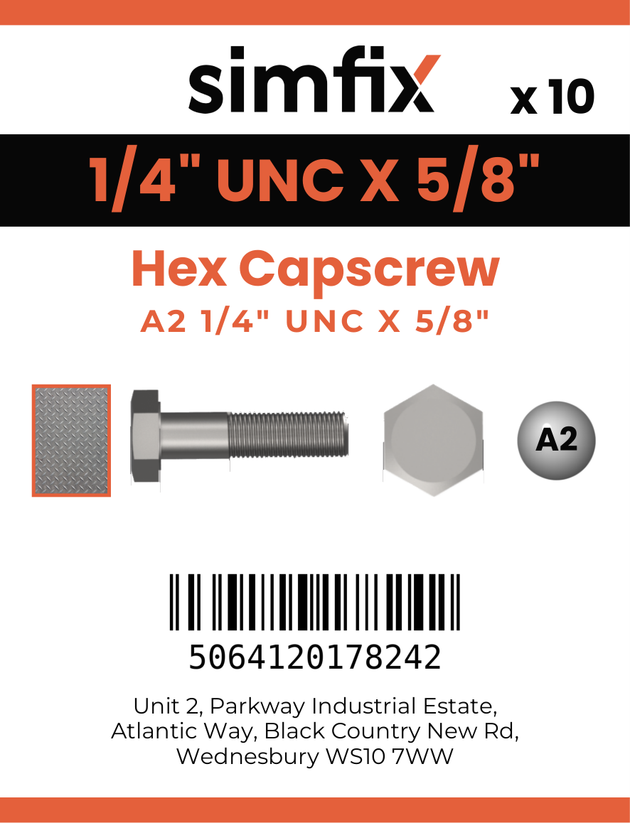 Simfix product label - 933UA214016-D