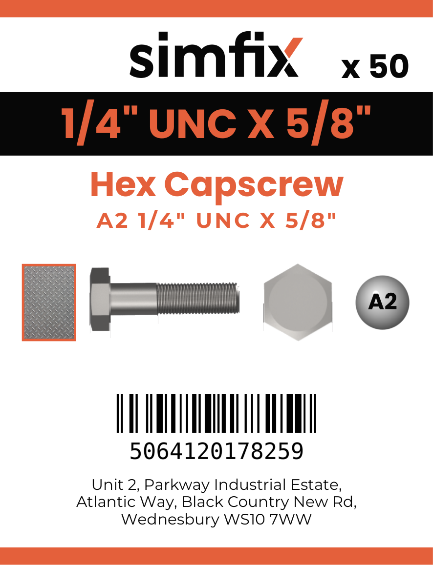 Simfix product label - 933UA214016-T