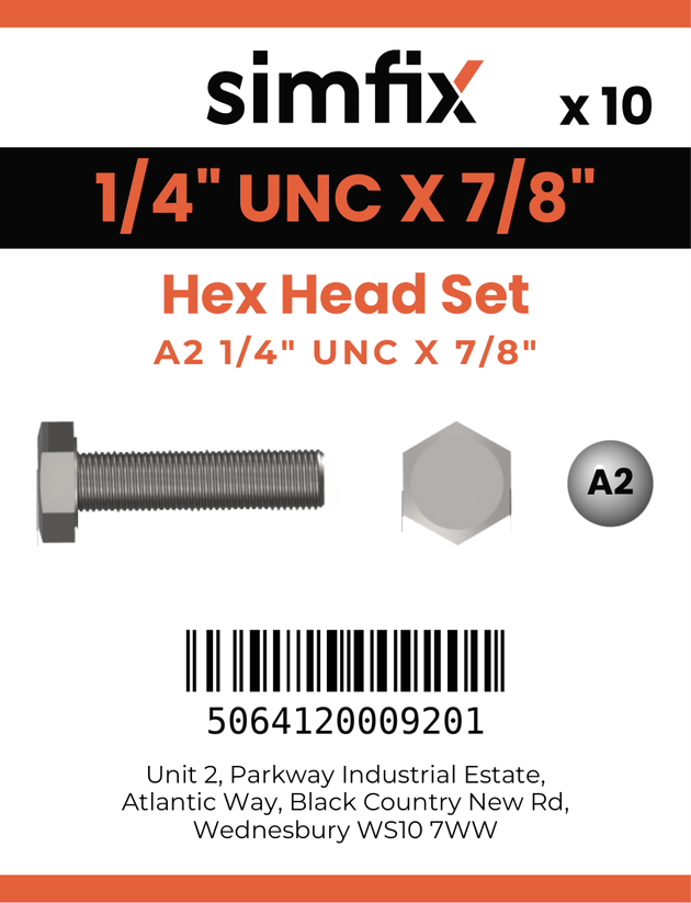 Simfix product label - 933UA214022-D